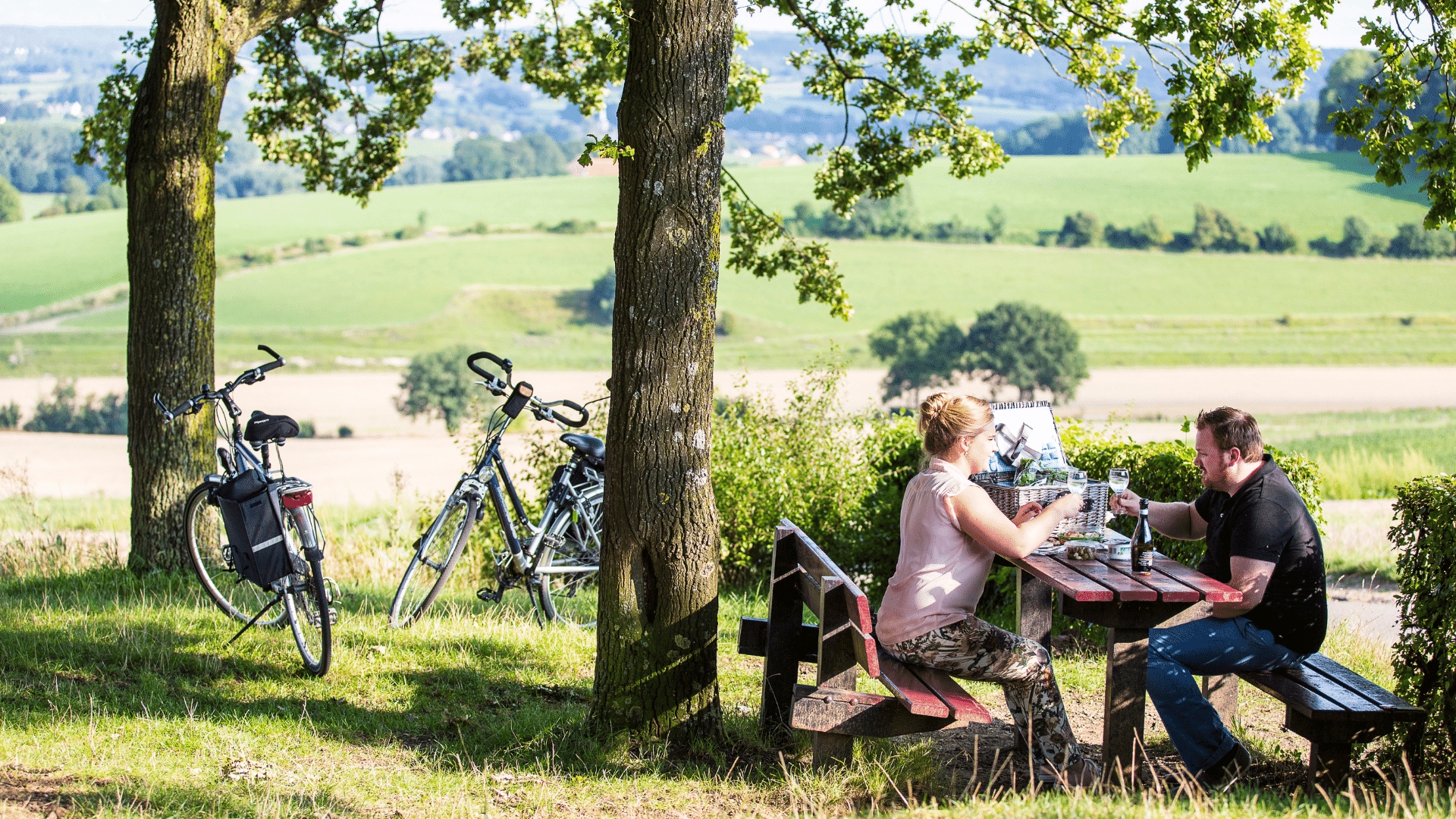 Picknicken at the Heuvelland Limburg