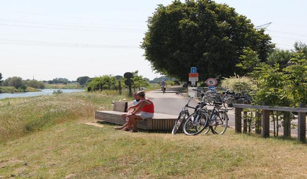 Mit dem Fahrrad durch das Maasvallei