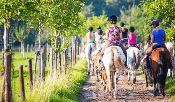 Riders in South Limburg