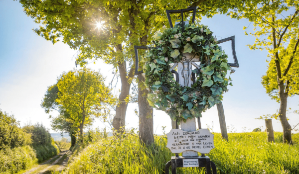 Kruis aan de wandelroute 