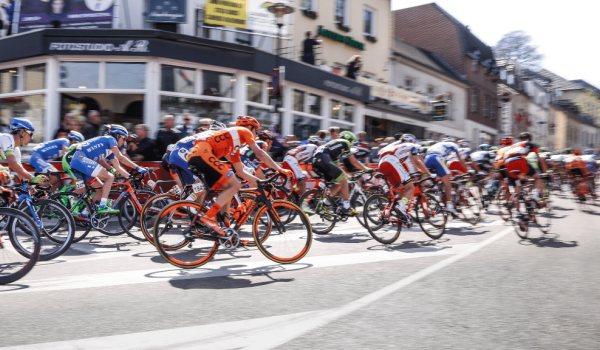 Wielrenners bij Amstelgoldrace