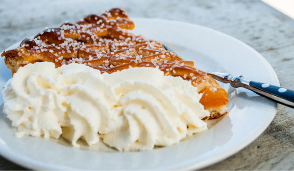 "Vlaai" with abricots